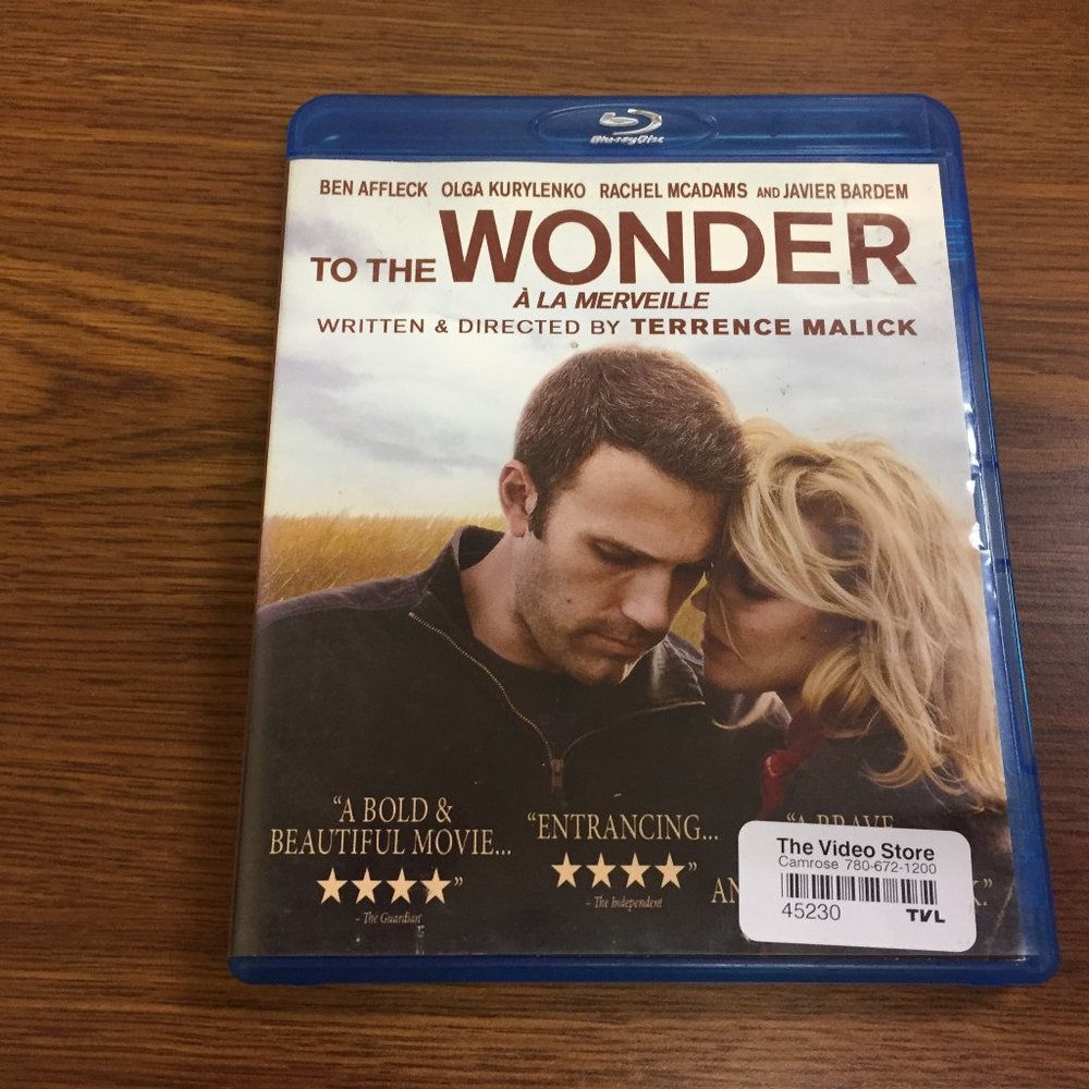 To The Wonder Blu ray